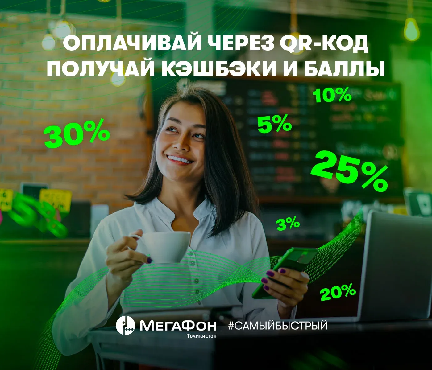 Кешбэк за QR Кешбэк за QR